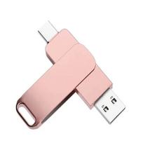 OLOEY Metalinis dvigubos sąsajos USB 2.0 ir Type-C OTG atmintukas