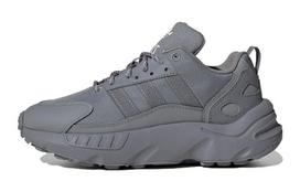 Adidas Originals ZX 22 Cushioning, Wear Resistant Low top Running Shoes Gray HQ1571 36