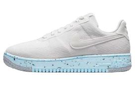 Nike Air Force 1 Low Crater Flyknit White Ice Blue Women's DC7273-100 35.5