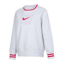 Nike Sportswear Phoenix Fleece Moteriškas Oversize Grafinis Džemperis Su Apvalia Kaklo Iškirpte HJ0950-051 L（165/88A）