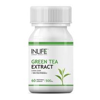 Žaliosios arbatos ekstraktas (60 lašų, ​​500 mg), Žaliosios arbatos ekstraktas, INLIFE