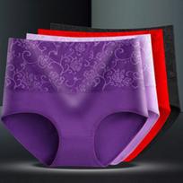5 vnt./daug Apatiniai moteriški kelnaitės Aukštas juosmuo Medvilninės kelnaitės Didelis dydis Calcinhas Seksualūs gėlių rašto kelnaitės Šortukai Besiūlės kelnaitės Mergaitėms 5pc L įvairiaspalvis