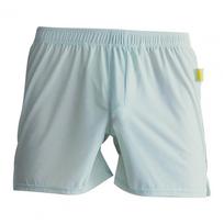 Breathable Single Color Underwear Mens Mid-rise Boxer Briefs with Wide Elastic Waistband U-convex Large Space for Comfortable M mėtų žalios spalvos