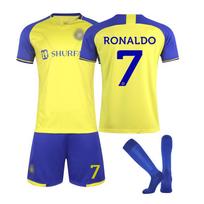 2223 Al-Nassr FC Namų futbolo marškinėliai Šortai Kojinės Rinkinys Nauji Šortai Kojinės Suaugusiųjų dydžiai Apranga 3XL