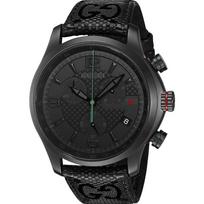 Gucci YA126244 G-Timeless Chronograph Vyriškas laikrodis 44 juoda