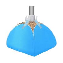 1pcs Beach Umbrella Sandbag Base Outdoor Sun Umbrella Courtyard Sun Umbrella Base Fixed Sandbag Anti Collapse Sandbag mėlyna