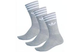 Adidas Originals kojinės Unisex 3 poros Pilkos ED9361 L