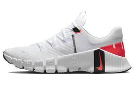 Nike Free Metcon 5 Baltas Ryškiai Raudonas DV3949-100 44.5