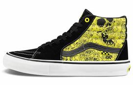Vans Mike Gigliotti x SpongeBob SquarePants x Vans Skate Sk8-Hi 'Black Yellow' VN0A5FCCZAU 34.5