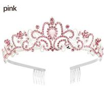 Romantiška drugelio formos princesės karūna mergaitėms, rankų darbo tiara su kalnų krištolu ir perlais, galvos juosta gimtadieniui, vestuvėms, modelio podiumui