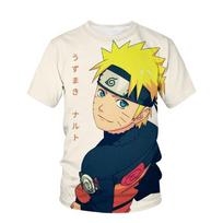 Summer Round Neck 3D Naruto Printed Top Fashionable Casual Short Sleeved Children's Boy T-shirts 110
