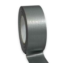 TECPLAST Pilnas audinio lipni juosta pilka 175µ - lipnus ritinys 48 mm x 50 m jungtims ir remontui pilka