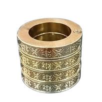 4 Pieces Hexagon or Circular Vintage Fabulous Ring for Women and Men Outdoor Finger Rings
