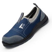 Labor Shoes Men's Lightweight Breathable Deodorant Smashing Anti-piercing Steel Bag Head Safety Shoes 36
