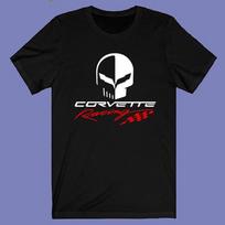 Corvette Lenktyninis automobilis Jake Kaukolė Vyriški Juodi Marškinėliai S-4XL Unisex Marškinėliai XXL