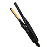 Mini Hair Straightener for Short Hair & Edges, Ultra-Thin Ceramic Ionic Technology, Anti-Pinch Safe Design, Portable Travel Styler