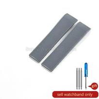 For Longines Conquest Watchbands Rubber Silicone Sports Non-Stick Gray Diving Men L3.742 642 781 782 Series 21mm Accessories 21mm