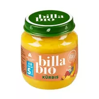 Moliūgų tyrelė kūdikiams BILLA BIO, 125 g