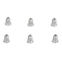 Earring Backs Studs Backs Irritating  Secure Locking 925 Silver Fade Resistant Lightweight Replacement for Girls sidabras