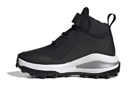 Adidas Fortarun All Terrain K Slip Resistant Abrasion Resistant Mid top Kids' Running Shoes Black Gray Kids' GZ0165 28