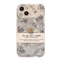 Applicable To Apple 15 Mobile Phone Case IPhone 14 Promax Line Rose Doll Chain 13/12 Flip Mirror 8 iPhone 15