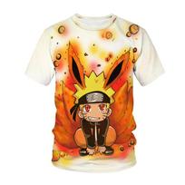 Short Sleeve T Shirt Naruto Japanese Cartoon Fashion Casual Children Men Clothing 3D Printed Short Sleeve Top Clothing  4597 S
