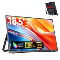 18.5 inch Portable Monitor 1080P HDR 16:9 Computer Gaming Display 100Hz 100%sRGB IPS for Mac Laptop PC Switch Xbox PS4/5 Xbox