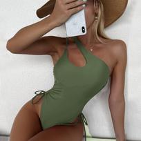 Women's Bikini Swimwear Retro Swimsuits With Boyleg Pregnancy Bathing  Boyshort S