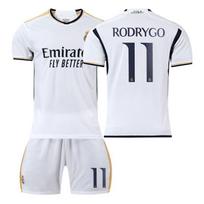 2023-24 Real Madrid namų marškinėliai #9Mbappe #5 Bellingham #7 Vinicius, gerbėjų versija Futbolo marškinėliai L