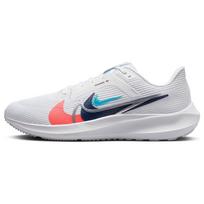 Nike Air Zoom Pegasus 40 Premium Quadruple Swoosh - White Multi-Color Men Sneakers Football-Grey Bright-Mandarin FB7179-100 40.5