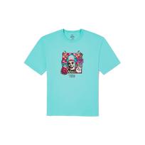 Vans X One Piece Chopper Graphic Short Sleeve T-Shirt Unisex Tops Light-Blue VN0008FVNAX S
