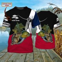 Lydeka / Marlin žvejyba Personalizuotas pavadinimas 3D spausdinimas visame paviršiuje Vyriški marškinėliai Šaūsūs vasaros Unisex Kasdieniai trumpomis rankovėmis marškinėliai TX259 XS