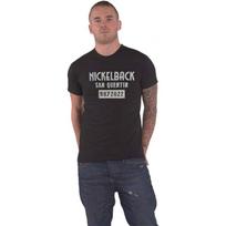 Rock Off Nickelback 'San Quentin' (Black) Unisex Short Sleeve T-Shirt S juoda