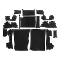 Neslystantis puodelio laikiklio angos kilimėlis, skirtas Toyota Bz4x 2026 2026 2026, Subaru Solterra, neslystantis durų griovelio padėkliukas, interjero aksesuarai 16pcs