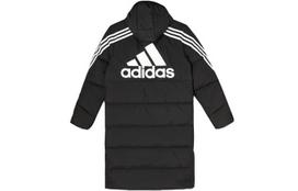 Adidas Vaikams Pūkinės Striukės Su Gobtuvu Vidutinio Šilumos H45042 128 black