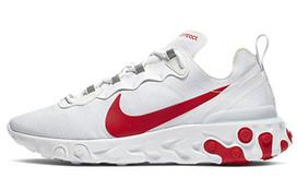Nike React Element 55 Baltas Raudonas BQ6167-102 43 white
