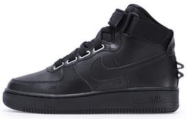 Nike Air Force 1 High Utility Triple Black Women's AJ7311-001 36.5