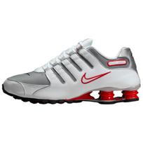 Nike Shox NZ Series Running Shoes Unisex Gray White 378341-104 43