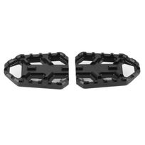 Motociklo platūs kojų atramos CNC aliuminio lydinio pedalai tinka Suzuki DL650 DL1000 VSTROM black