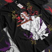 Kokushibo Marškinėliai Demon Slayer Kimetsu No Yaiba Anime Manga Juodi Marškinėliai Visų Dydžių XL