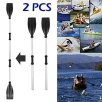 1 Pair Kayak Paddles Heavy Duty Aluminium Alloy Kayak Oars Adjustable Length Detachable Portable Paddles for Inflatable Kayaks