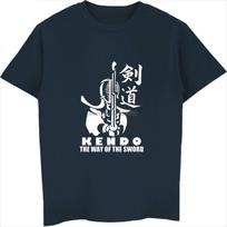 Fashion Kendo Single Strike T-shirt Men's Cotton T Shirt Summer Male Short Sleeve Shirt Hip Hop Tees Tops Harajuku Streetwear S