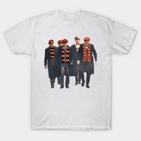 Men Black Print T-shirt Dundee United No-Cut Transfer Paper Print Cotton Tshirt M balta