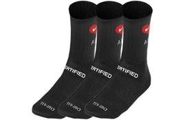 Nike X Drake Certified Lover Boy Socks Black 3 Pack DH0479-010 S