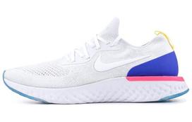 Nike Epic React Flyknit White Racer Blue Pink Blast AQ0067-101 39