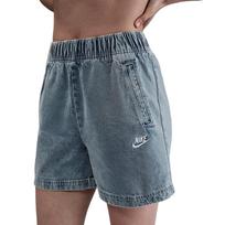 Nike Sportswear SS25 Džinsiniai Šortai Moteriški Šviesiai Pilkos Mėlynos Spalvos IF0624-440 L