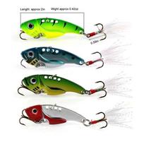 4 vnt Spinner Spoon Swimbait gėlo vandens sūraus vandens žvejybos reikmenų masalai ir masalai 4PCS
