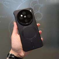 Suitable for Vivo X200 Metal Paint Mobile Phone Case Magnetic Suction X100U Frameless Thin X100Spro Anti-fall Jacket vivoX200 juoda