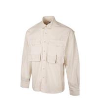 Nike Dri-FIT ADV ACG Orb Weaver Quick-Dry Versatile Simple Long Sleeve Shirt Men shirts Phantom-Grey-White Light-Brown Mountain-White HJ2466-030 L