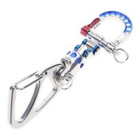 Premium Steel Keychain With Futuristic Cyberpunk Design Steel Key Ring For Everyday Carry And Gift Giving